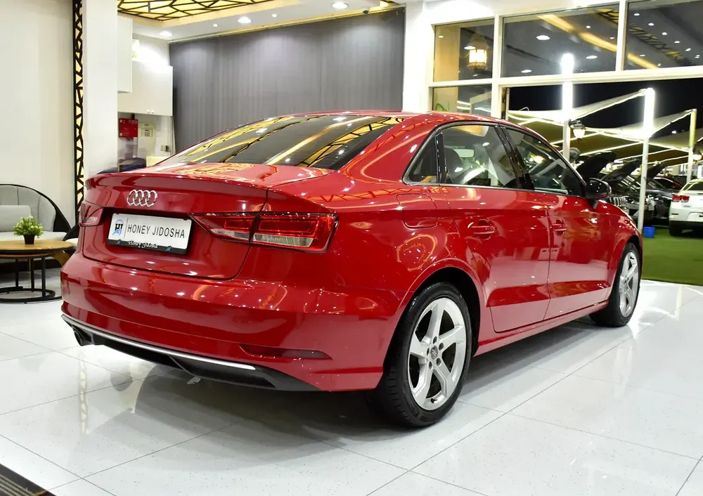AED 763 EMi at 0% DP | Audi A3 1.0 TFSi S-Tronic ( 2020 Model ) in Red Color GCC Specs - Image 6