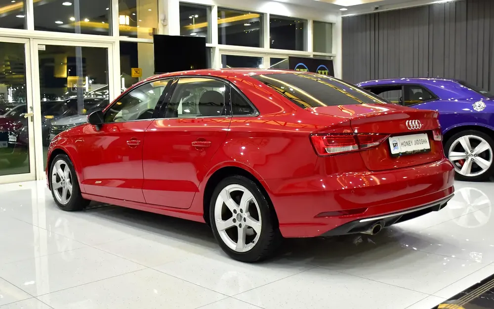 AED 763 EMi at 0% DP | Audi A3 1.0 TFSi S-Tronic ( 2020 Model ) in Red Color GCC Specs - Image 7
