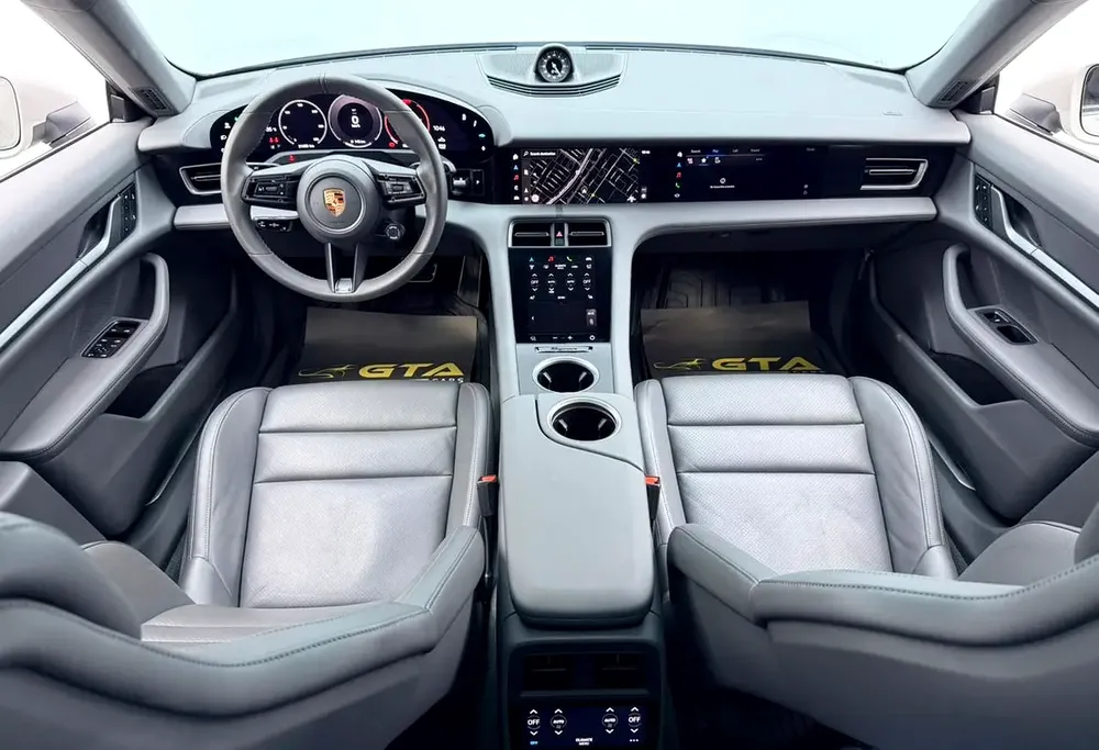 2025 Porsche Taycan, Porsche Warranty+Full Service History, GCC - Image 10