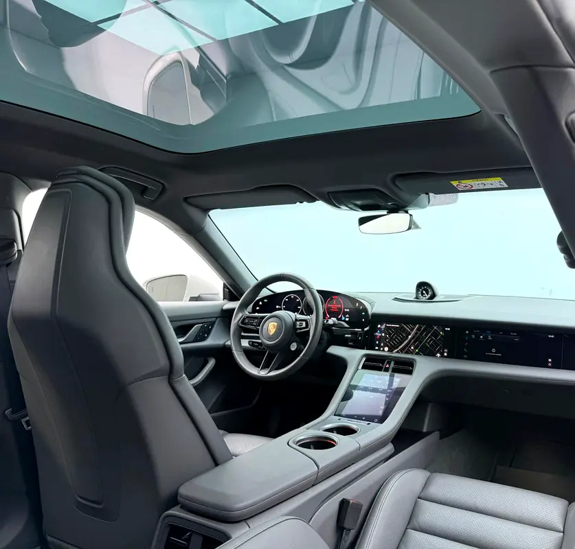 2025 Porsche Taycan, Porsche Warranty+Full Service History, GCC - Image 11