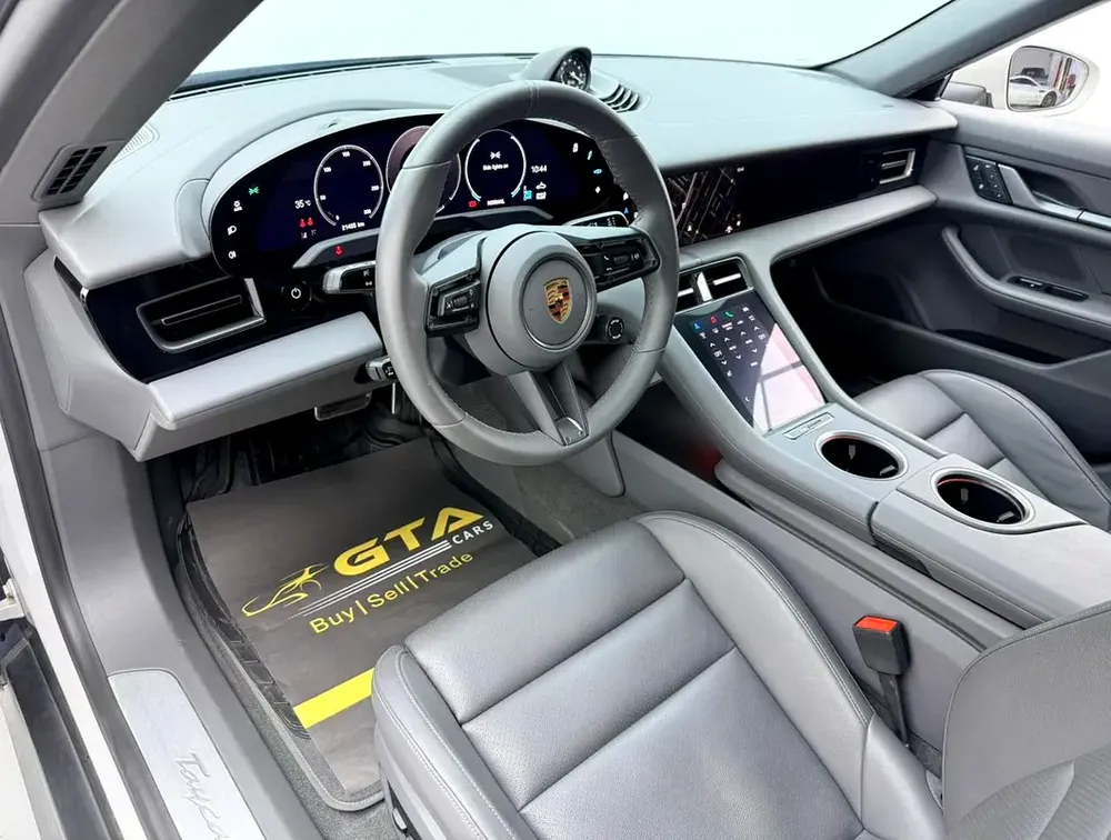 2025 Porsche Taycan, Porsche Warranty+Full Service History, GCC - Image 12