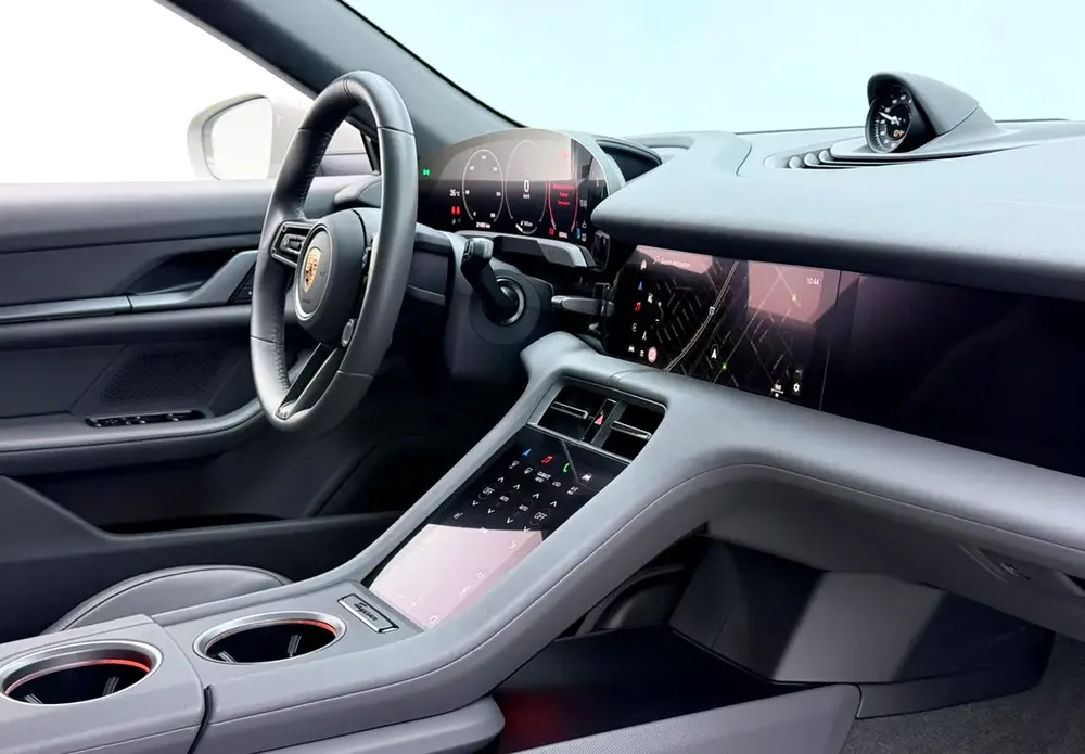 2025 Porsche Taycan, Porsche Warranty+Full Service History, GCC - Image 14