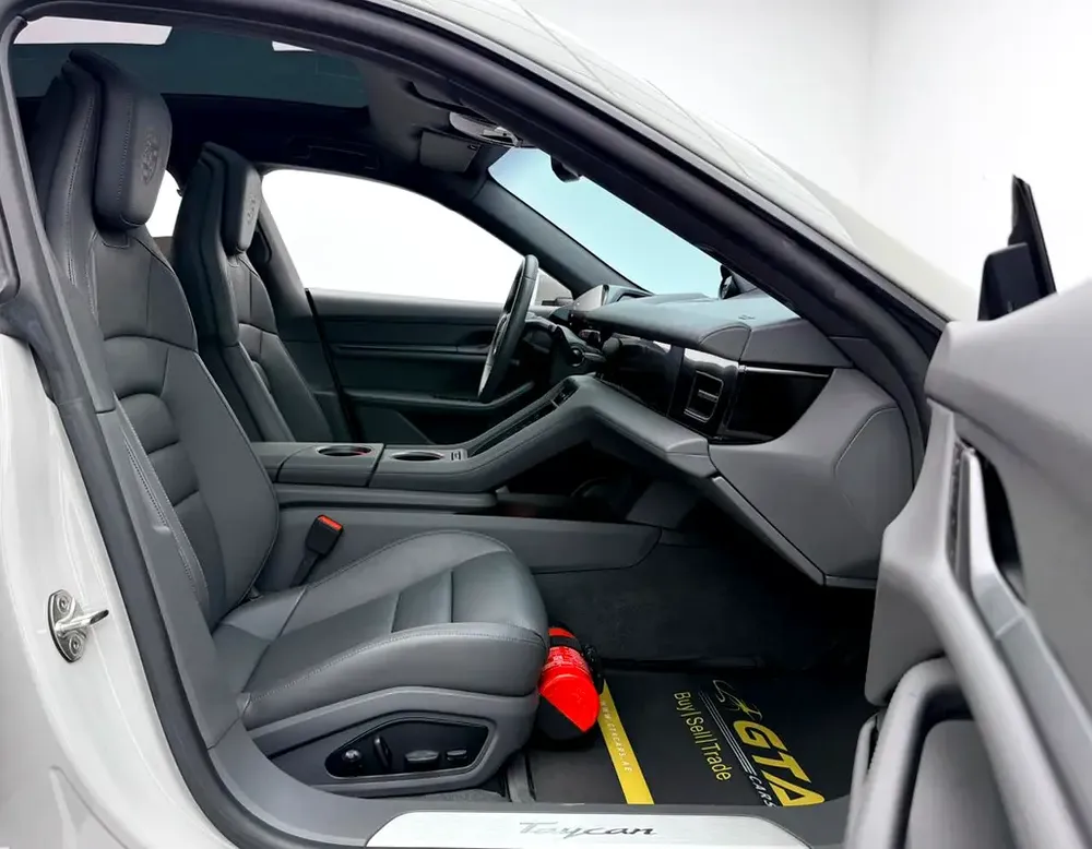 2025 Porsche Taycan, Porsche Warranty+Full Service History, GCC - Image 16