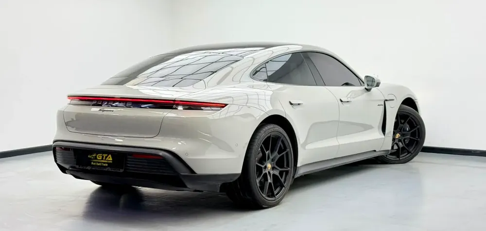 2025 Porsche Taycan, Porsche Warranty+Full Service History, GCC - Image 7