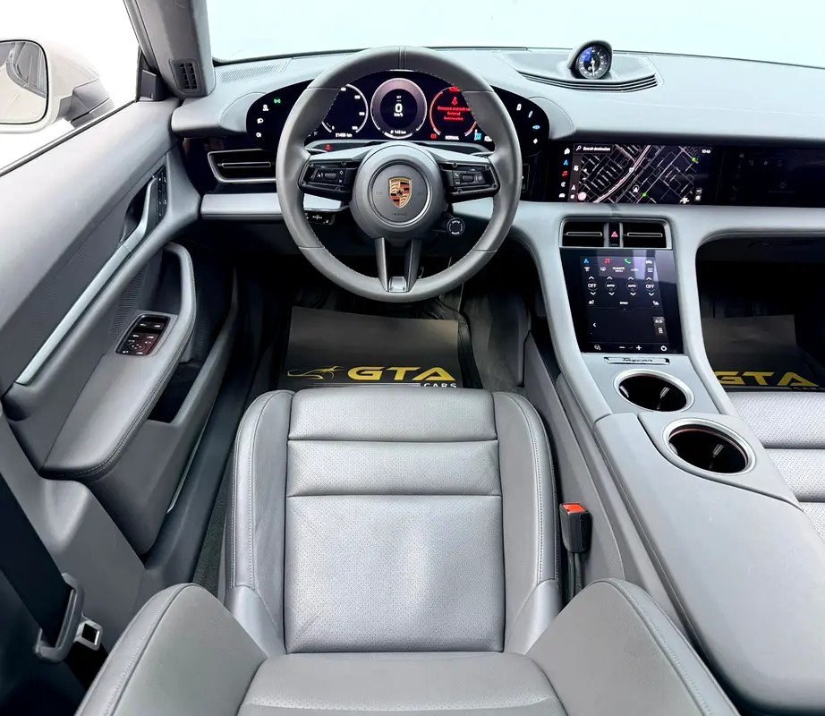 2025 Porsche Taycan, Porsche Warranty+Full Service History, GCC - Image 9