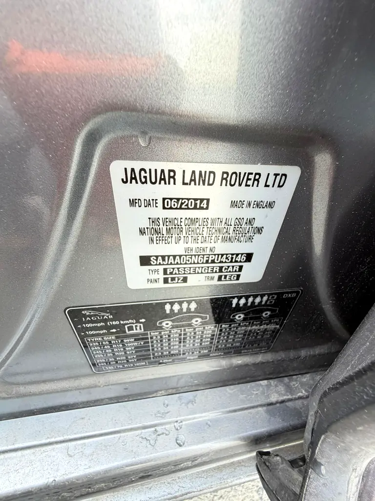 Jaguar XF Luxury 2015 GCC Specs - Image 11