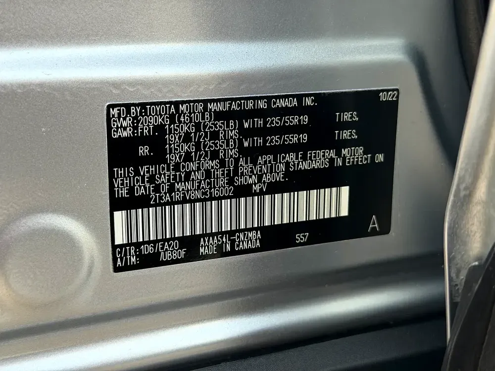 2022 TOYOTA RAV4 XLE PREMIUM AWD FULL OPTIONS IMPORTED FROM USA - Image 8