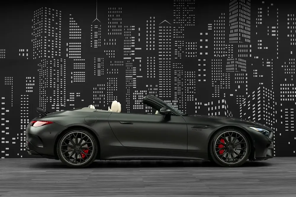 MERCEDES | SL55 AMG | GCC SPECS | DEALER WARRANTY + SERVICE CONTRACT - Image 8