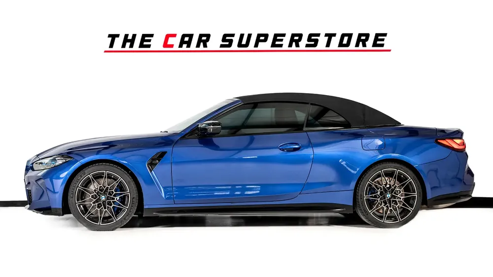 BMW M4 Competition X-Drive Convertible-Special Color-Shadow Line Exterior Look - Image 5