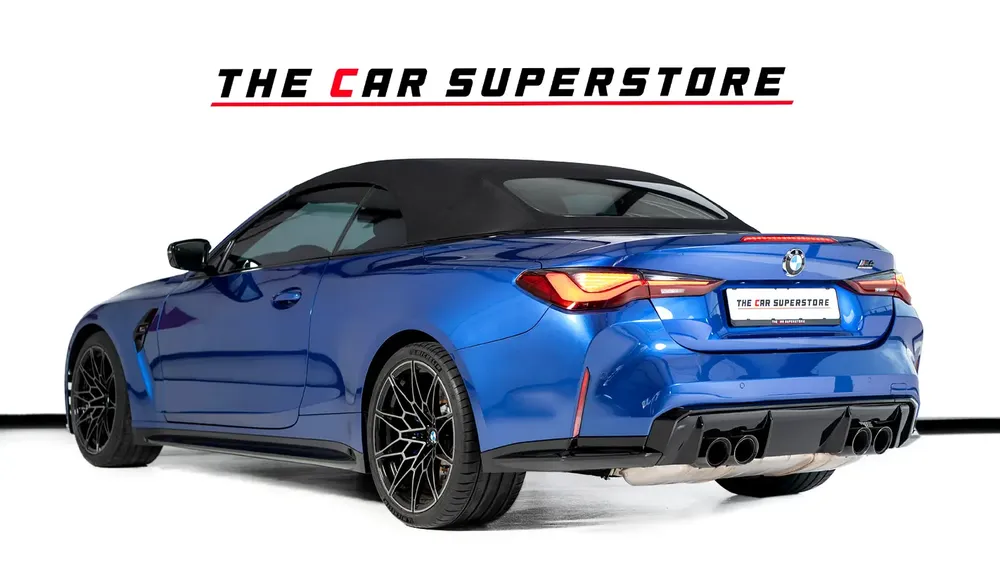 BMW M4 Competition X-Drive Convertible-Special Color-Shadow Line Exterior Look - Image 6