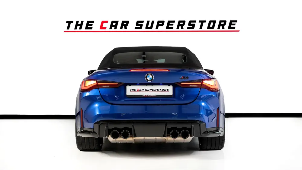 BMW M4 Competition X-Drive Convertible-Special Color-Shadow Line Exterior Look - Image 7
