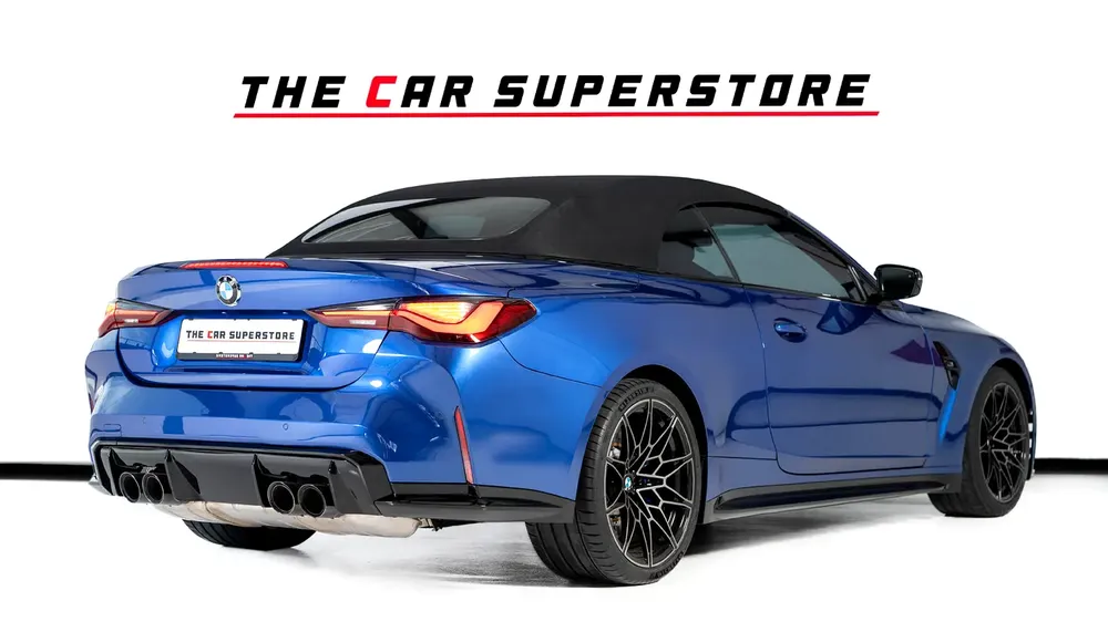 BMW M4 Competition X-Drive Convertible-Special Color-Shadow Line Exterior Look - Image 8