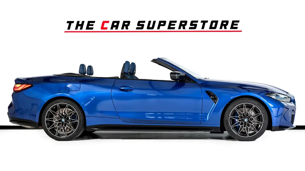 BMW M4 Competition X-Drive Convertible-Special Color-Shadow Line Exterior Look - Image 9