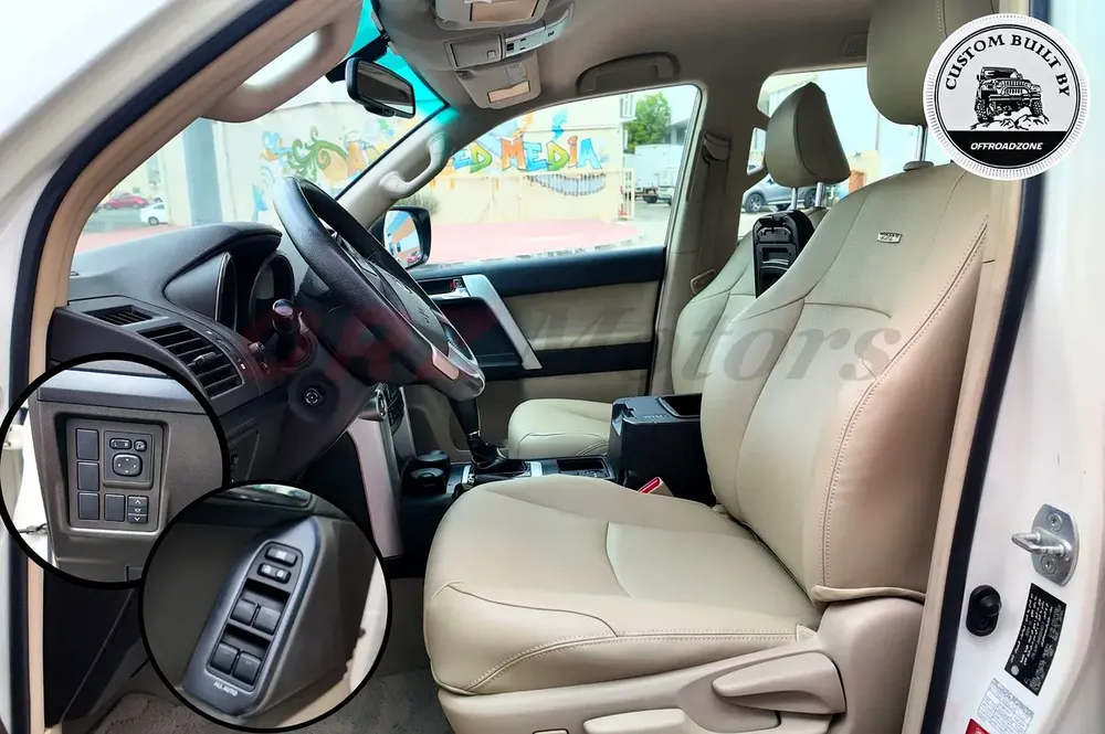 2010 TOYOTA LAND CRUISER PRADO VX WHITE (USED) - Image 9