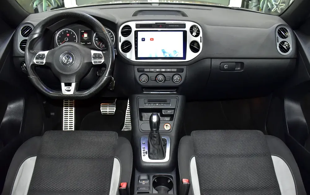 ORIGINAL PAINT ( صبغ وكاله ) Volkswagen Tiguan R-Line ( 2016 Model ) in Beige Color GCC Specs - Image 11