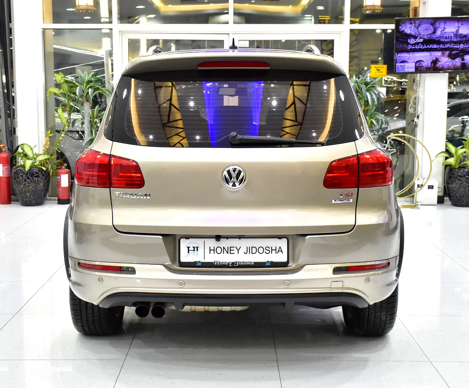 ORIGINAL PAINT ( صبغ وكاله ) Volkswagen Tiguan R-Line ( 2016 Model ) in Beige Color GCC Specs - Image 5