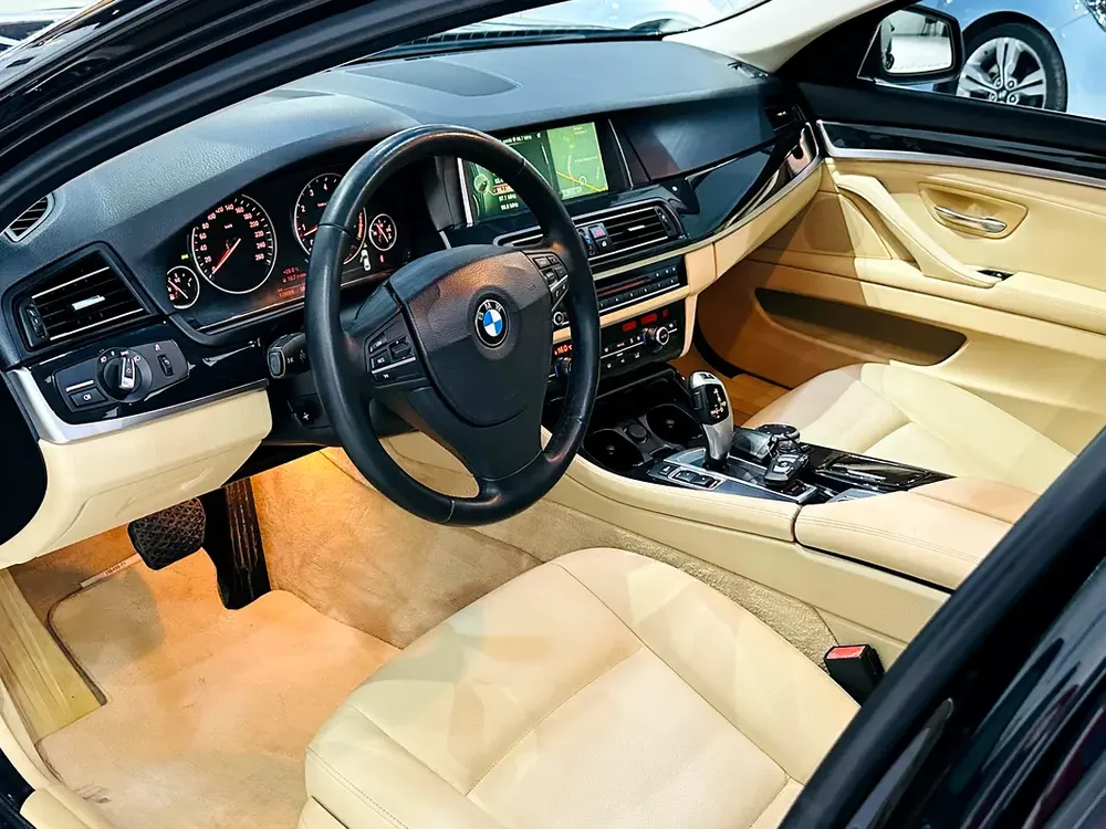 BMW 535i EXCLUSIVE GCC SOECS LOW KILOMETER WITH ONE YEAR WARRANTY - Image 10