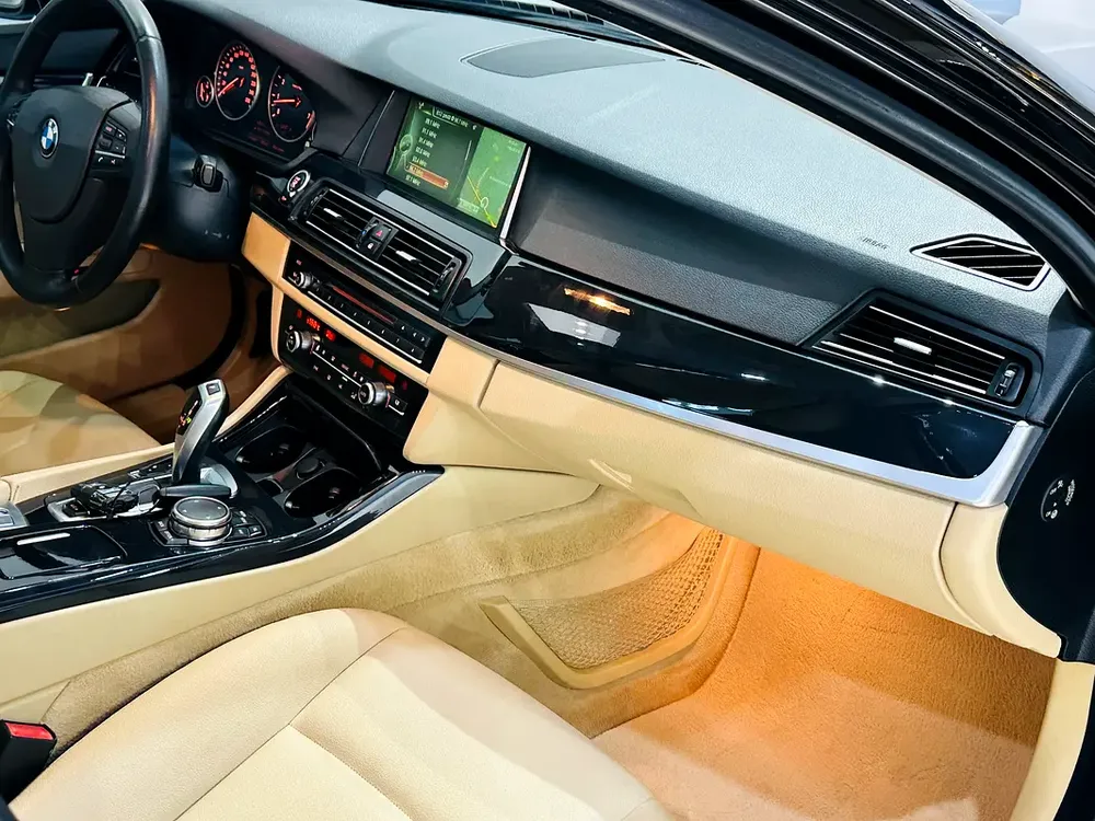 BMW 535i EXCLUSIVE GCC SOECS LOW KILOMETER WITH ONE YEAR WARRANTY - Image 13