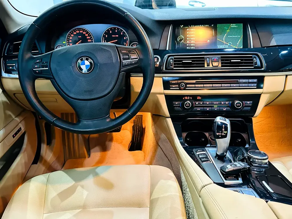 BMW 535i EXCLUSIVE GCC SOECS LOW KILOMETER WITH ONE YEAR WARRANTY - Image 8