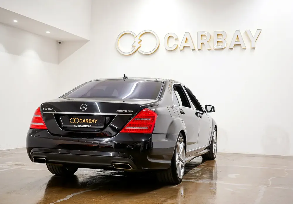 AED 1384 | MERCEDES S500 AMG 2012 | PRISTINE CONDITION | LOW KMS | HI SPECS | 1 YEAR WARRANTY - Image 5