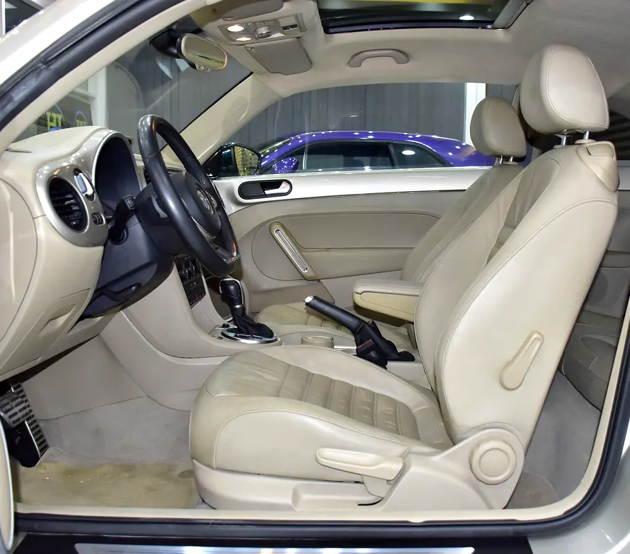 EXCELLENT DEAL for our Volkswagen Beetle Turbo ( 2016 Model ) in Beige Color GCC Specs - Image 10