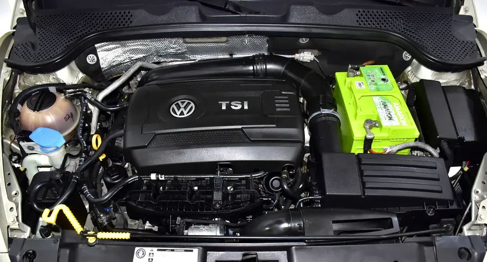 EXCELLENT DEAL for our Volkswagen Beetle Turbo ( 2016 Model ) in Beige Color GCC Specs - Image 17