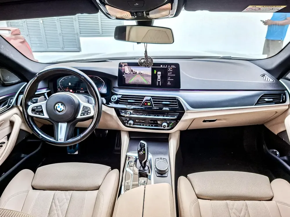 AED 1824/month | 2022 BMW 5-Series 530i M Sport | GCC Specs | Ref#472393 - Image 9