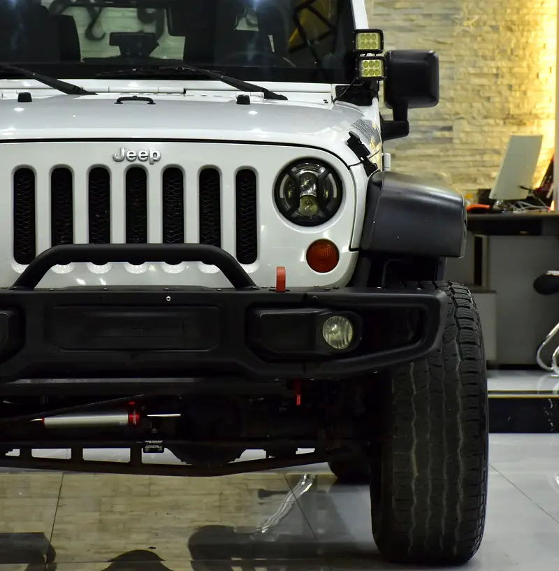 EXCELLENT DEAL for our Jeep Wrangler Sport ( 2012 Model ) in White Color GCC Specs - Image 4