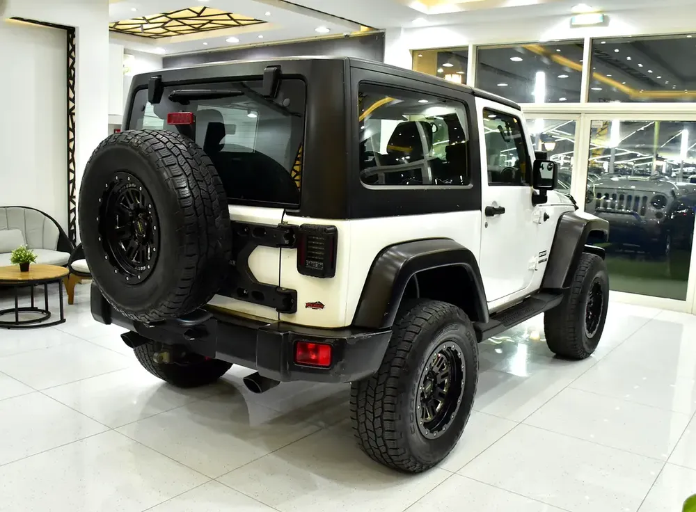EXCELLENT DEAL for our Jeep Wrangler Sport ( 2012 Model ) in White Color GCC Specs - Image 6
