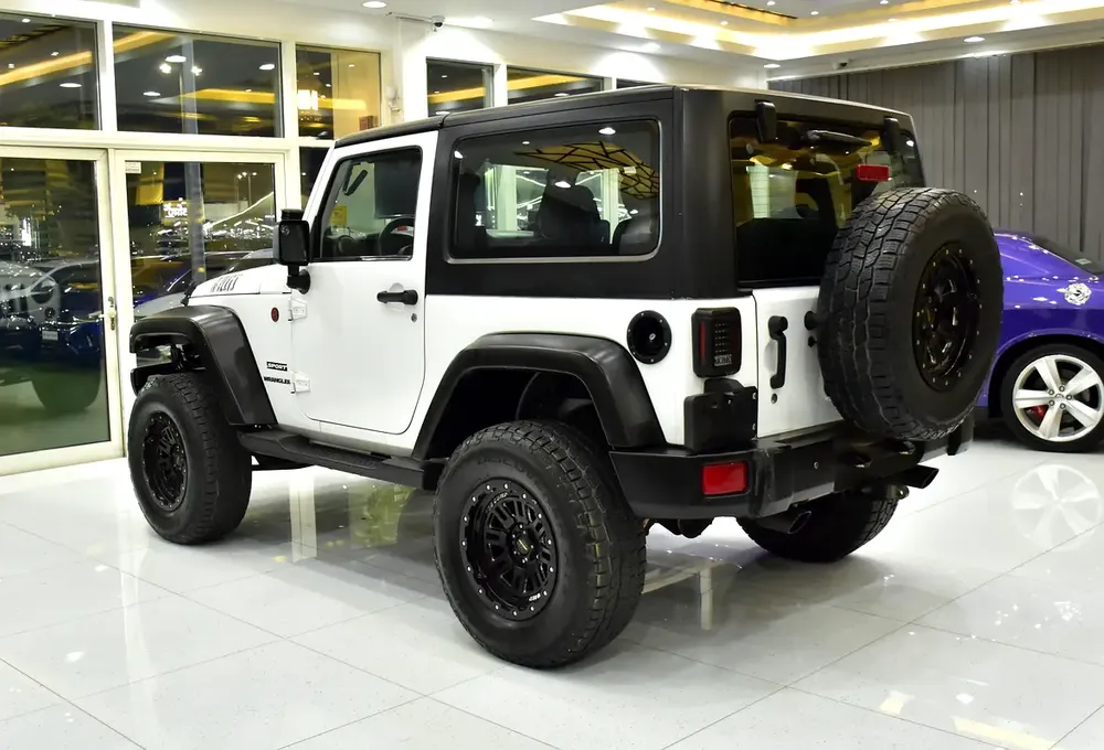 EXCELLENT DEAL for our Jeep Wrangler Sport ( 2012 Model ) in White Color GCC Specs - Image 7