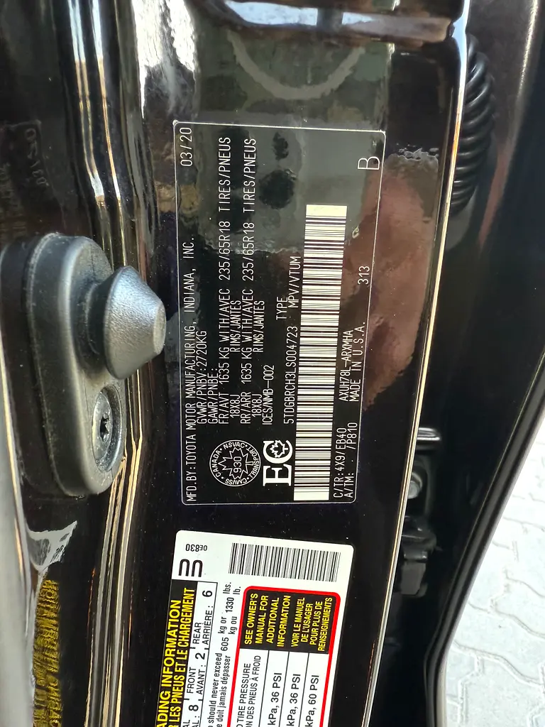 2020 TOYOTA HIGHLANDER XLE HYBRID FULL TOP OPTION 2.5/V4 CANADA SPEC - Image 19