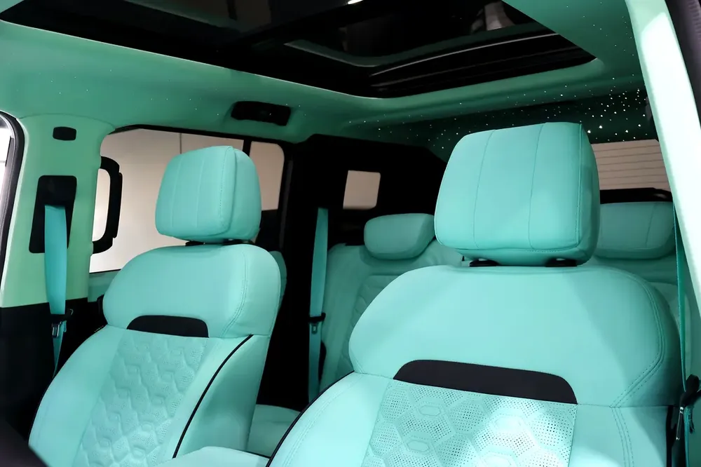 2025!! Jetour T2 || Defender Body Kit || 5 years Warranty || star roof || Interior Tiffany Blue - Image 12