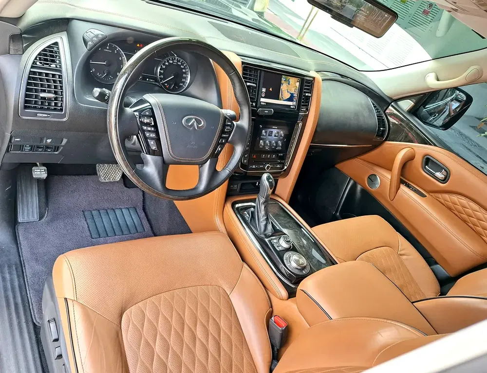 Astonishing QX80 2021 - GCC - Top Option With Radar - Fully Agency Maintained - Excellent Condition - Image 8