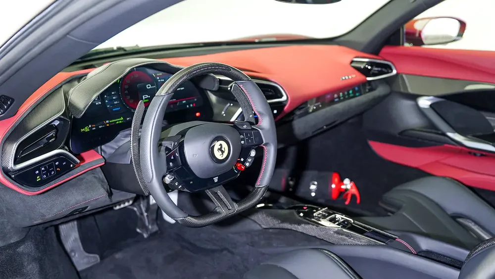 296 GTB V6 Twin-Turbo Hybrid | AED 10,120 PM | Warranty August 2027 - Service August 2031 | GCC - Image 4