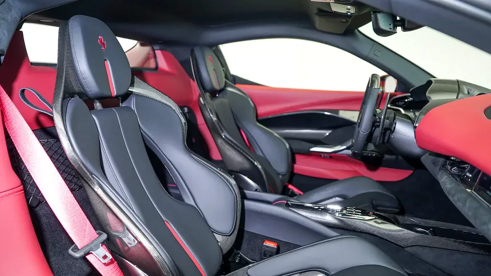 296 GTB V6 Twin-Turbo Hybrid | AED 10,120 PM | Warranty August 2027 - Service August 2031 | GCC - Image 7