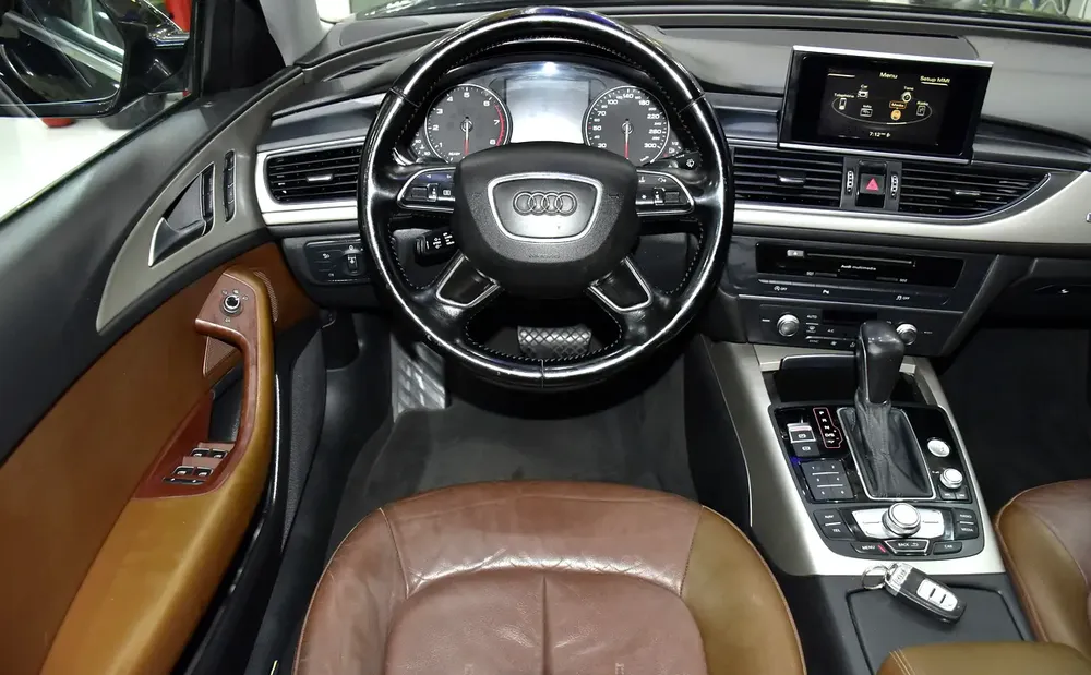 EXCELLENT DEAL for our Audi A6 35FSi Quattro ( 2016 Model ) in Black Color GCC Specs - Image 11