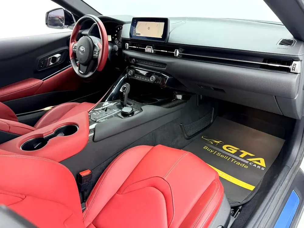 2021 Toyota Supra GR, Warranty, Full Toyota Service History, Very Low Km, Carbon Fiber Interior, GCC - Image 12