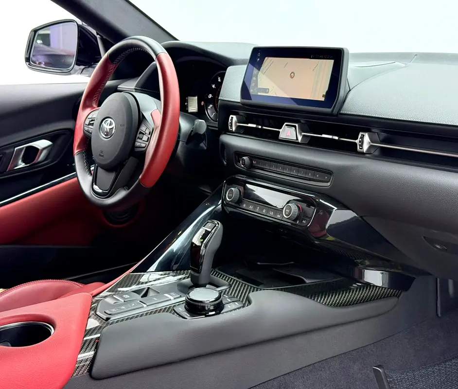 2021 Toyota Supra GR, Warranty, Full Toyota Service History, Very Low Km, Carbon Fiber Interior, GCC - Image 8