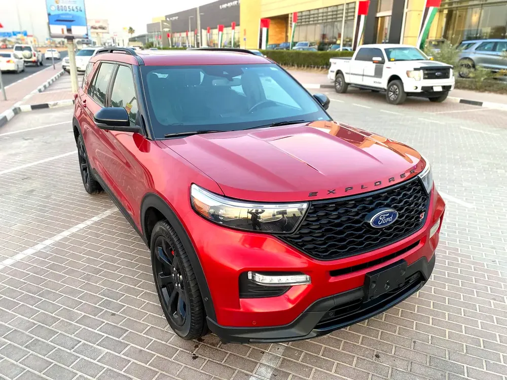 2022 Ford Explorer ST, maroon - Image 7