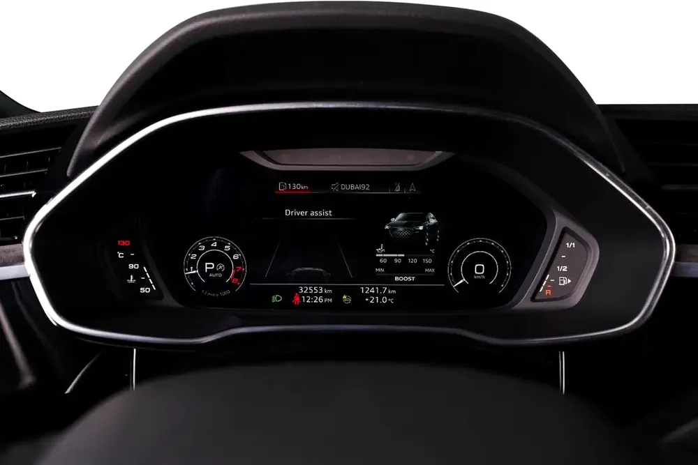 Audi RSQ3 Sportback-Premium Leather Interior-Red Interior Inserts-Honeycomb Stitching - Image 13
