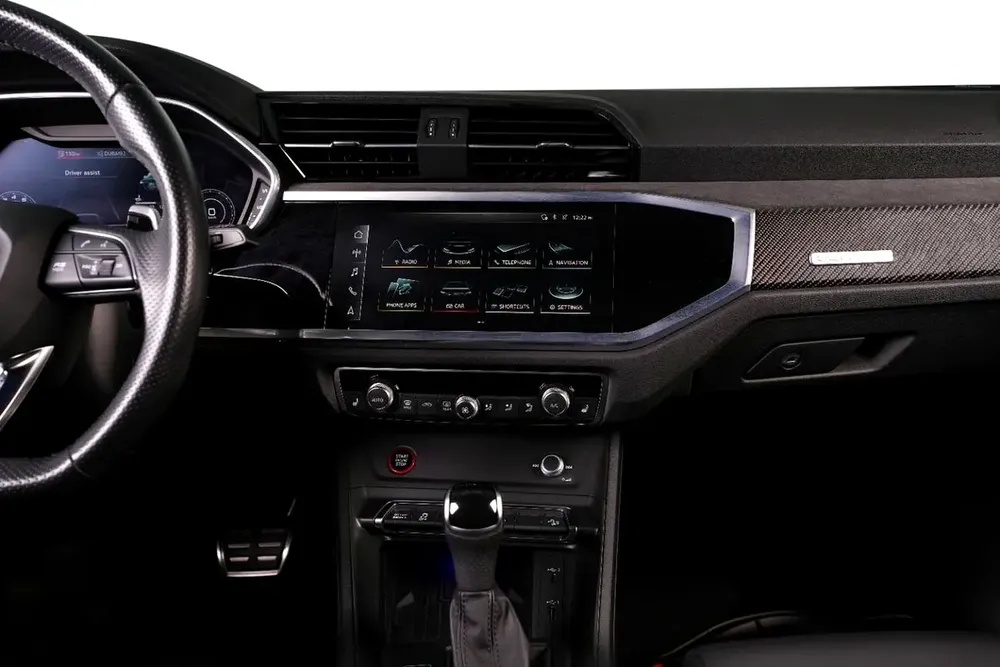 Audi RSQ3 Sportback-Premium Leather Interior-Red Interior Inserts-Honeycomb Stitching - Image 14