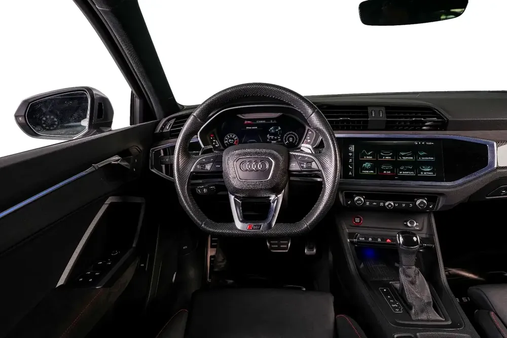 Audi RSQ3 Sportback-Premium Leather Interior-Red Interior Inserts-Honeycomb Stitching - Image 16