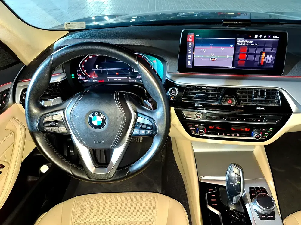 AED 2126/month | 2023 BMW 5-Series 520i | GCC Specs | Ref#404399 - Image 10