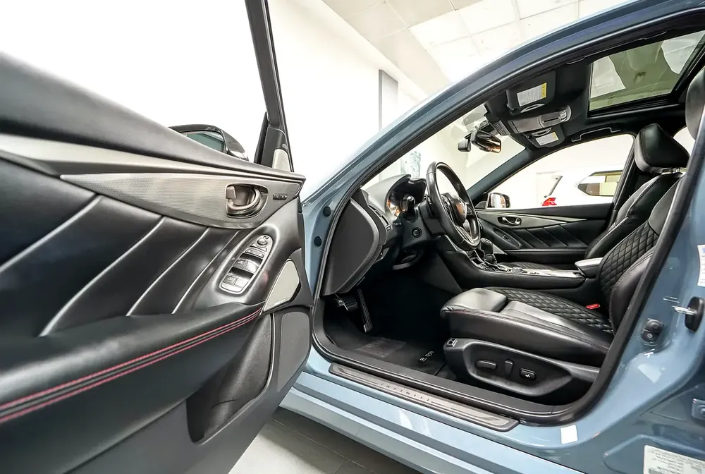 Aed 2,249/Month | Rare Machine | Infinity Q50 Red Sport 400hp | GCC | Original Paint | Warranty - Image 12