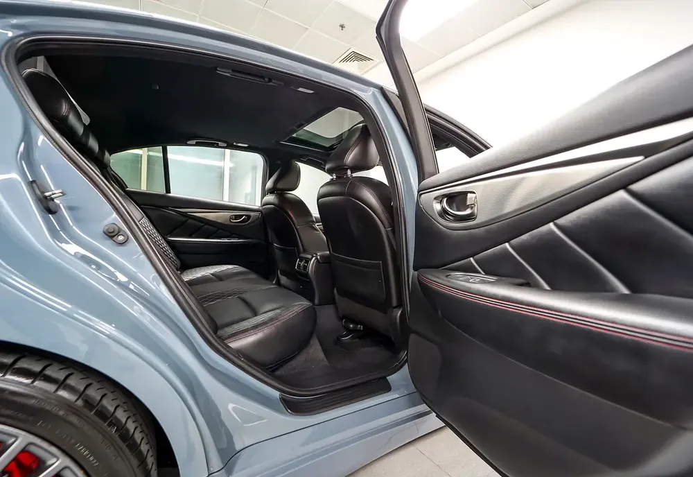 Aed 2,249/Month | Rare Machine | Infinity Q50 Red Sport 400hp | GCC | Original Paint | Warranty - Image 15