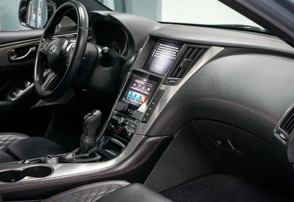 Aed 2,249/Month | Rare Machine | Infinity Q50 Red Sport 400hp | GCC | Original Paint | Warranty - Image 18