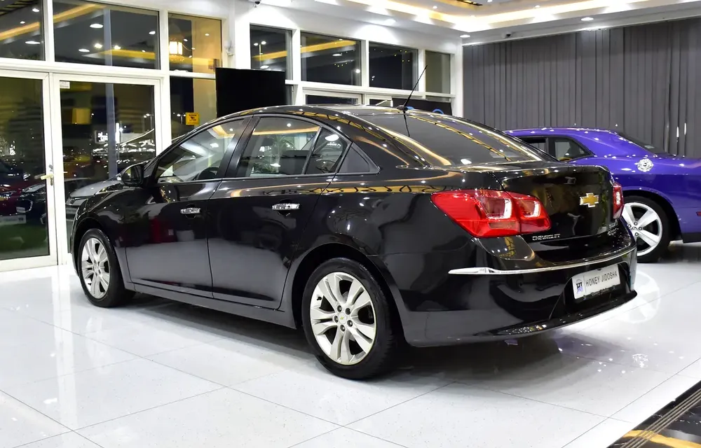 EXCELLENT DEAL for our Chevrolet Cruze LT ( 2016 Model ) in Black Color GCC Specs - Image 5