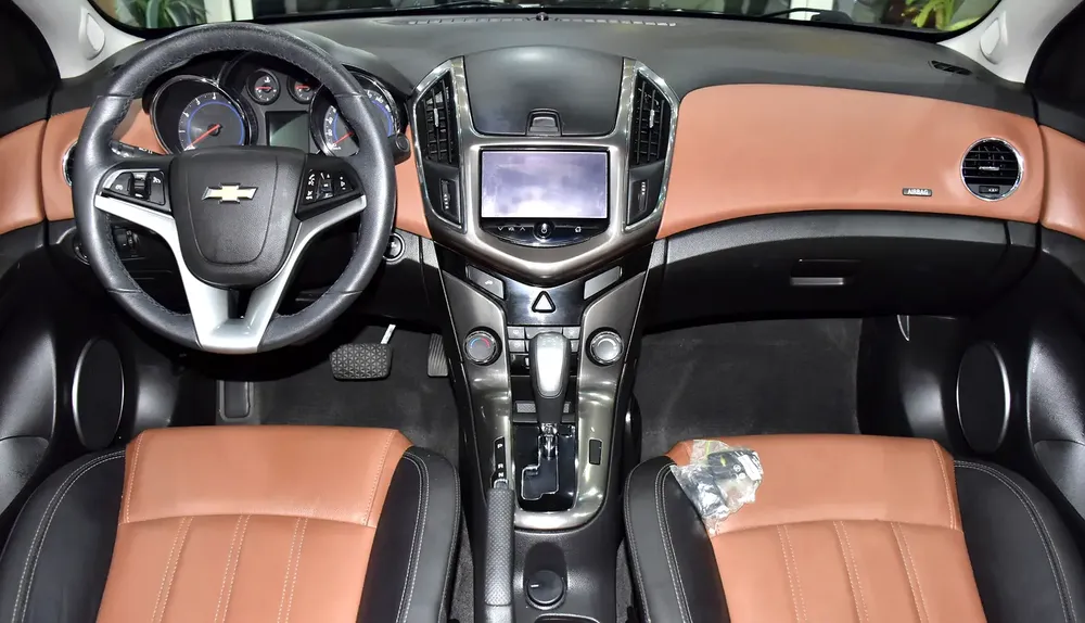 EXCELLENT DEAL for our Chevrolet Cruze LT ( 2016 Model ) in Black Color GCC Specs - Image 9