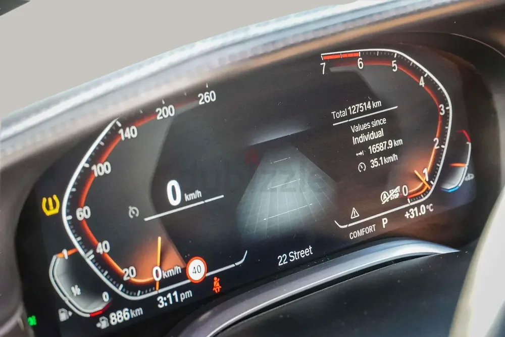 AED 1824/month | 2020 BMW 7-Series  | GCC Specs | Ref#399028 - Image 16