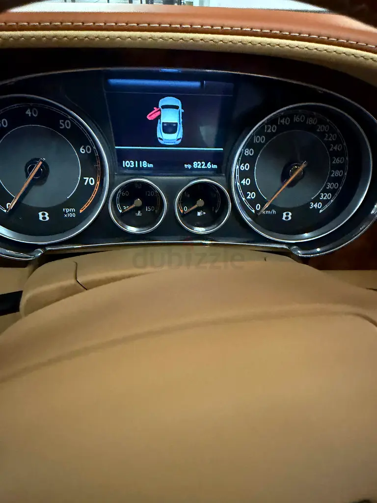 W12 Bentley Continental GT 2012 GCC Specs - Image 10